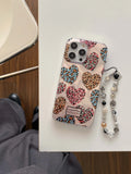 Qfdian Love leopard print water-ripple phone case for 13 iphone 15 13pro 15pro 14 pro max 12promax 14pro 14promax 12 protect cover