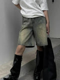 Qfdian  Summer New Fashion Loose Women's Slim Straight Leg Wide Leg Shorts American Retro Oversized Women Versatile Denim Shorts