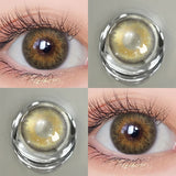 Magister Color contact lenses Gray lenses 1Pair for eyes iris-inspired Colored Lenses Yearly Circle lenses