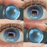 Qfdian  1 Pair Super Contact Lenses for Eyes Fashion Color Pupils Makeup Eye Lenses Green Contact Lenses Pink Brown Blue Lenses