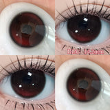 Qfdian  1Pair Real Color Eye Lenses Myopia Pink Blue Contact Lenses Eye Color Lenses Makeup Pupils Graduate Lenses Fast Shipping