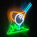Qfdian  Golf Neon Sign For Wall Decor LED Neon Light Golf Club Room Decor Gym Sport Room USB Powered