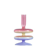 Qfdian Candlestick Holder Glass Candle Holder for Candlestick Dinner Party Wedding Centerpieces Table Decoration Home Decor