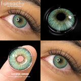 Qfdian  1 pair Gray Colorcon Contact Lenses for Eyes Beautiful Lenses Cosmetics Pupil Blue Lens Big Eyes Contacts Lens Yearly