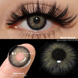 Qfdian 1 Pair New Colored Contact Lenses Fashion Green Eyes Lenses Natural Blue Lenses Gray Contacts Fast Delivery Yearly Lens