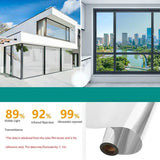 Qfdian Sun protection home insulation glass film windows balconies one-way mirrors window film stickers   privacy protection