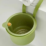 Qfdian  ‌Sink Filter Basket Wall-mounted Sink Draining Basket Household Detachable Kitchen Food Residue Filter Kitchens Accessories