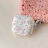 Qfdian Clear Shiny Star TPU Soft Silicone Protective Case For AiRpods 1 2 3 4 Pro 2 3nd Generation Wireless Bluetooth Earphone Cover
