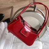 Qfdian Korean Y2k Aesthetic Fairy Women's Handbags Elegant All Match Luxury Design Crossbody Bag Fashion Chic Office Lady Shoulder Bags