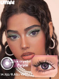 Qfdian  Color Contact Makeup Eye Color lenses Black Eye Lens Cosmetics Woman Makeup Colorcon Water Light Natural Contact lenses