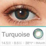 Qfdian Magister Colored Contact Lenses For Eyes 1 Pair Color Contact Lenses 3 TONE Color Lens Eyes Contacts