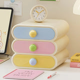 Qfdian  Desktop Drawer Storage Cosmetics Storage Box Large Capacity Bedroom Storage Dressing Table Decoration Back To School Season Gift