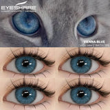 EYESHARE 1 Pair Natural Colore Contact Lenses Color Contact Lenses for Eyes Blue Lenses Big Eye Lenses Yearl Eye Contacts Lenses