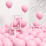 Qfdian  120pcs 5inch Pink Balloons, Small Latex Balloons for Baby Bridal Shower Gender Reveal Birthday Party Decorations