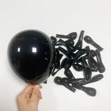 Qfdian  Black Silver Balloons Arch Garland White Ballon Silver Explosion Star Foil Balloon Wedding Birthday Party New Year Decorations