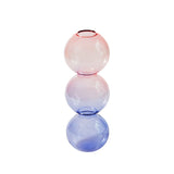 Qfdian 1pc Glass Vases Nordic Candlestick Wedding Decoration Christmas Decoration Candle Stick Holder Home Decor Flower Vase
