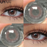 Qfdian  Contact Lenses Beauty Black Lens Makeup PATTAYA Green Lens Blue Eyes Color Lenses Natural Brown Lens Cosmetics Gray Eyes