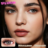 Qfdian  NEW Colored Contact Lenses Natual Pupils Gray Contacts Lenses Green Pupils Women Makeup Blue Pupils Cosmetic Black Lenses