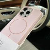Qfdian Luxury Liquid Silicone Case For iPhone 16E 16 15 14 Plus 13 12 Pro Max 11 for Magsafe Magnetic Wireless Charging Shockproof Capa
