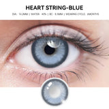 Qfdian  2pcs pupils halloween Blue Green contact lenses for Eyes Natural Colored contact lenses Prescription myopia Brown Lens