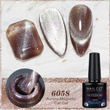 Qfdian Transparent Cat Eye Gel Nail Polish 10ml UV Nail Art Semi Permanent Hybrid Varnishes Magnet SPAR Lacquer Gel Vernis Soak