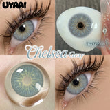Qfdian  Color Contact NEW Eye Color Lens Makeup Green Eye Lenses Yearly For Eyes Blue Contact Lens Natural Colorcon High Quality