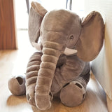 Qfdian 40cm Soft Elephant Plush Toys Cute Elephant Baby Sleeping Pillow Stuffed Animals Best Gifts For Kids Birthday Room Decoration