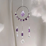 Qfdian  Dreamy Crystal Sun Catcher Pendant Rainbow Maker Crystal Room Pendant Garden Accessories Catchsun Outdoor Garden Decoration Gift