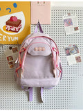 Qfdian Japanese Ins Transparent Ita Bags Kawaii Women Y2k Aesthetic Sweet Mini Backpacks Fashion All Match Cute Girls Schoolbags Trendy