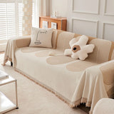 Qfdian  Nordic Tassel Throw Blanket Single Full Four Season Cotton Sofa Cover Dust Anti-cat Scratch Protection Cover Sofa Blanket Carpet