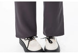 Qfdian  Spring Korean Fashion Flipped Casual Women's Suit Pants New Solid Color Versatile Straight Leg Women Loose Wide Leg Pants