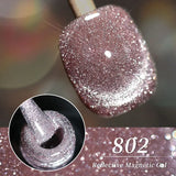 Qfdian Transparent Cat Eye Gel Nail Polish 10ml UV Nail Art Semi Permanent Hybrid Varnishes Magnet SPAR Lacquer Gel Vernis Soak