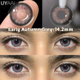 Qfdian  Color Contact Lenses NEW iD Series Beauty Green Lens Makeup Colorcon Fashion Black Eyes Lens Natural Brown Lenses For Eyes