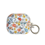 Qfdian  Lovely Floral Pattern Earphone Case For Samsung Galaxy Buds 3 Pro Cases Cute Soft Headphone Cover For Samsung Galaxy Buds 3Pro