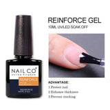 Qfdian  Transparent 10ml Cat Eye Gel Colorful Sparking Aurora Nail Ppolish Semi Permanent Magnetic Gel For Nails Art Gel Varnish