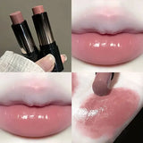 Qfdian Lipstick red brown lipstick waterproof moisturizing mirror lipstick lip gloss natural long-lasting makeup Valentine's Day gift