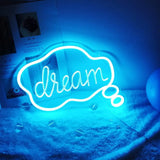 Qfdian  Led Neon Sign Crown Decorations Holiday Party Wedding Decoration Room Night Light Home Wall Bar Baby Girls Friends Birthday Gift