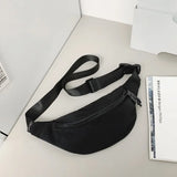 Qfdian  Y2k Aesthetic Streetwear Vintage Crossbody Bags Casual Simple Fashion All Match Shoulder Handbags Women Solid Simple Chest Bag