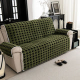 Qfdian  Simple Non Stick Sofa Cover Cloth Fixed Anti Slip One-piece Sofa Cushion for Autumn and Winter Soft Skin Friendly and Warm
