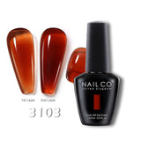 Qfdian  15ml Semi-permanent Rubber Base For UV Gel Nails Polish Manicure LED Hybrid Enamel Lakiery Hybrydowe Vernis Gel Varnishes