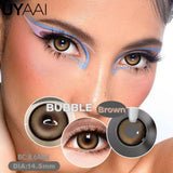 Qfdian  Contact Lenses Beauty Color Contact Blue Eye Color Lenses Natual Black Lenses Woman Accesories Natural Contact Lenses