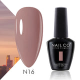 Qfdian  15ml 334 Blue Pink Colors Nail Gel Polish Soak Off UV LED Nail Lacquer Varnish Semi Permanent Nail Art Gel For Nail Art