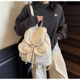 Qfdian  Japanese Women College Students Backpack Fashion Trendy All Match Schoolbags Vintage Y2k Aesthetic Casual Backpacks Streetwear