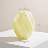 Qfdian  French Vase Feeling Glass Milky Jade Color Living Room Water Nourishing Flower Arrangement Antique Floral Ware Mother's Day