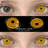 Qfdian  Cosplay Lenses Makeup Colored Pupil White Lenses Hallowen Contact Lenses Cosmetics Eye Contacts Black Lens Women Cosplay