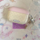 Qfdian Simple Style Girl Silicone Case For AirPods1 2 For AirPods 3 For AirPods Pro Earphone Accessories Cute Pink Umbrella Dog Pendant
