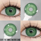Qfdian Colorful Contact Lenses for Eyes 1pair Fashion Blue Eye Contacts Brown Lenses Gray Pupils Yearly Cosmetic Green Lenses