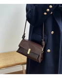 Qfdian All Match Fashion Mini Square Bags Office Lady Luxury Design Chic Women Underarm Bag Trendy Chic Y2k Aesthetic Shoulder Handbags