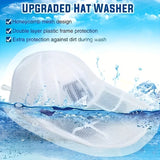 Qfdian Hat cleaner cage for washing machine, hat cleaner with mesh bag, hat cleaner for baseball cap