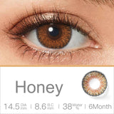 Qfdian Magister Colored Contact Lenses For Eyes 1 Pair Color Contact Lenses 3 TONE Color Lens Eyes Contacts